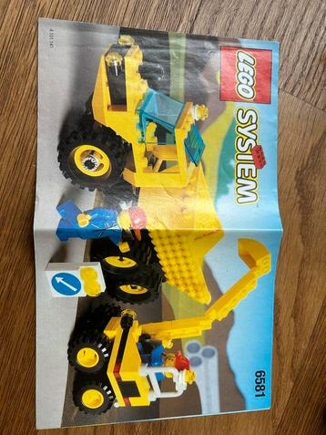 Lego Kiepwagen met Graafmachine - Set 6581 beschikbaar voor biedingen