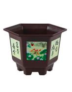 Kunststof Bonsai pot ca 25x17,5 cm, Tuin en Terras, Bloempotten, Kunststof, ., Rond, Ophalen of Verzenden