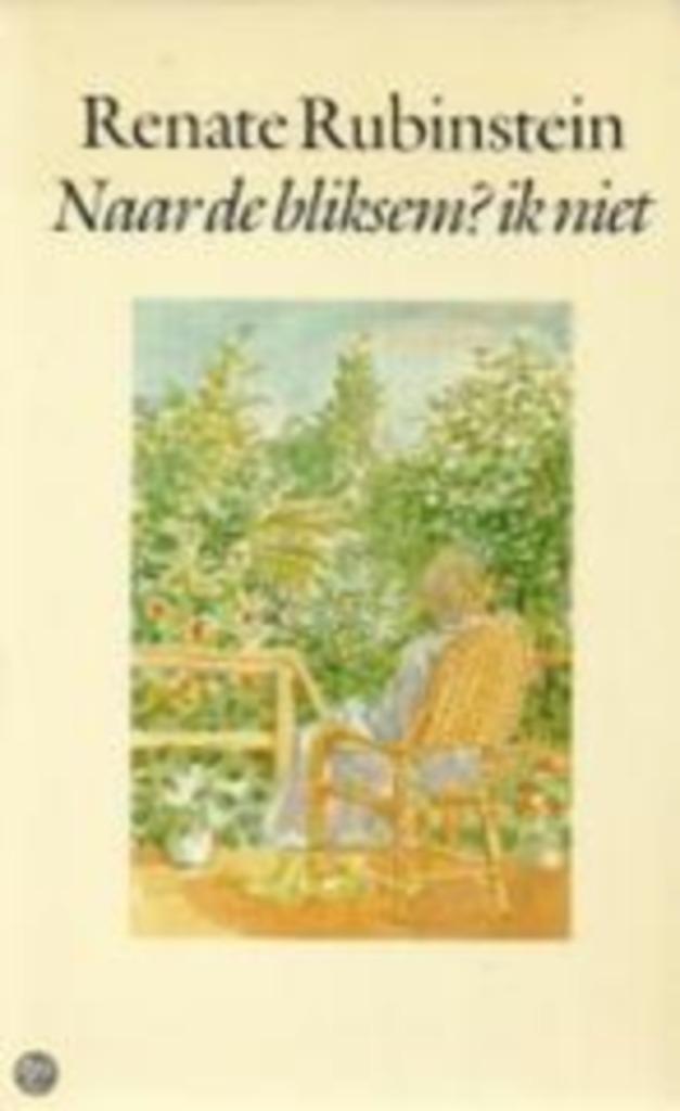 Renate rubinstein: naar de bliksem ik niet, Boeken, Romans, Gelezen, Ophalen of Verzenden
