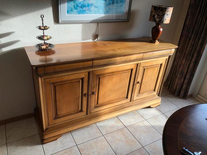 Dressoir licht notenkleur 180x50, Huis en Inrichting, Kasten | Dressoirs, Zo goed als nieuw, 150 tot 200 cm, 25 tot 50 cm, Ophalen of Verzenden
