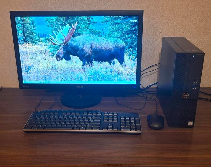 Dell Optiplex 3070 Complete Set - Direct Instapklaar!, Computers en Software, Desktop Pc's, Zo goed als nieuw, 3 tot 4 Ghz, HDD