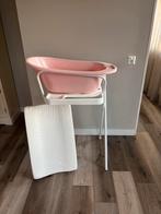 Babybadje met Standaard en Aankleedkussen, Ophalen, Zo goed als nieuw, Badje, Overige merken