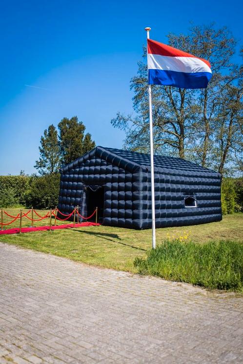 Opblaasbare partytent (15 minuten!!), Tuin en Terras, Partytenten, Zo goed als nieuw, Partytent, Minder dan 5 meter, Minder dan 4 meter