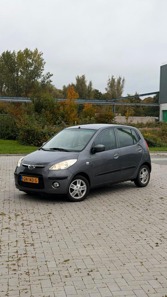Hyundai i10 1.1 I 5DR 2008 Grijs, Auto's, Hyundai, Particulier, i10, ABS, Airconditioning, Alarm, Centrale vergrendeling, Elektrische buitenspiegels