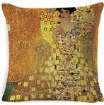 Nieuw, kussenhoes, Gustav Klimt, 45 / 45 cm, Huis en Inrichting, Woonaccessoires | Kussens, Verzenden, Nieuw, Overige kleuren