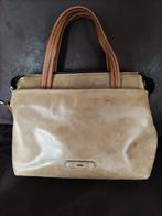 Berba leren tas, Sieraden, Tassen en Uiterlijk, Tassen | Damestassen, Ophalen of Verzenden, Zo goed als nieuw, Beige, Handtas