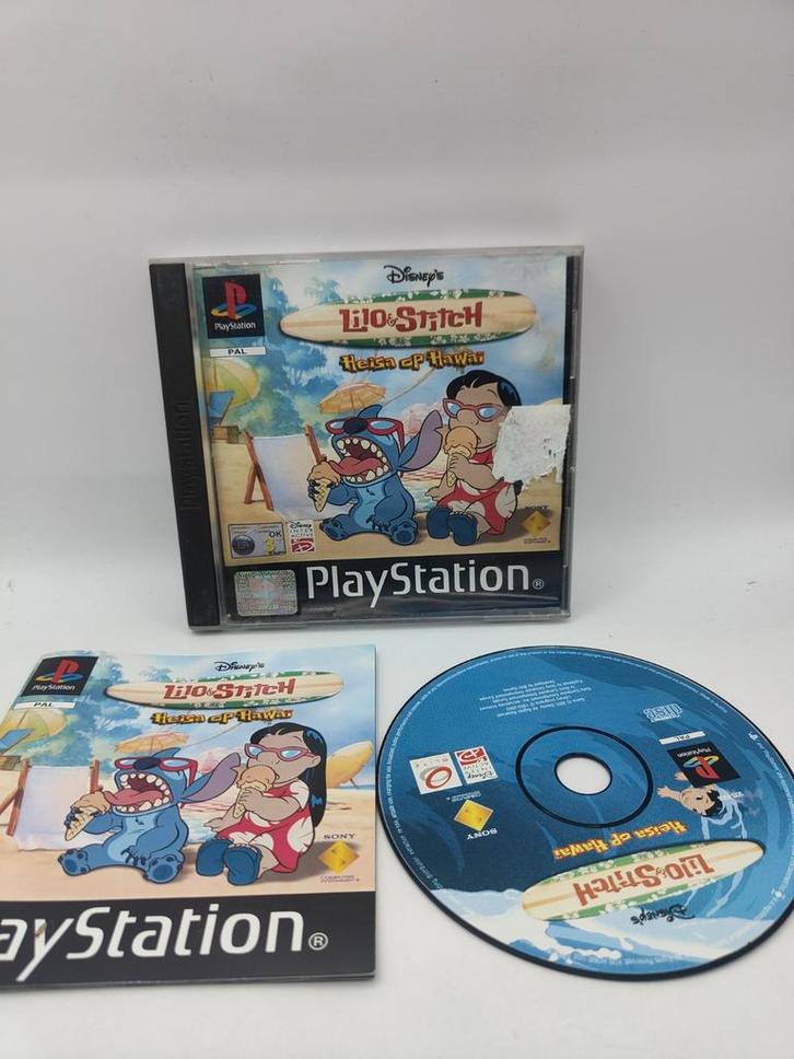 Lilo & Stitch - Heisa op Hawaï - PS1, Spelcomputers en Games, Games | Sony PlayStation 1, Gebruikt, Avontuur en Actie, 1 speler