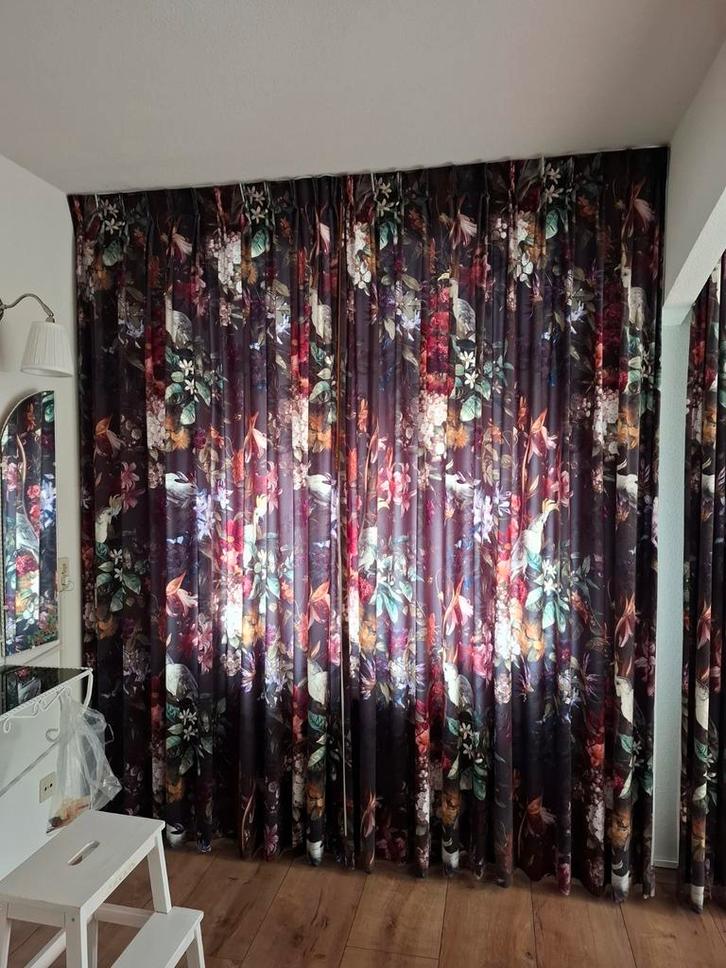 Overgordijnen 1 set #0001, Huis en Inrichting, Stoffering | Gordijnen en Lamellen, Zo goed als nieuw, 200 cm of meer, 200 cm of meer