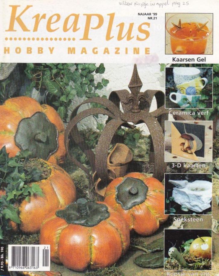3 stuks Kreaplus Hobbymagazine's, Boeken, Hobby en Vrije tijd, Zo goed als nieuw, Overige onderwerpen, Ophalen of Verzenden