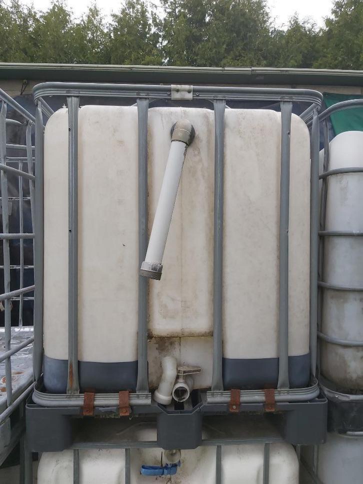 Ibc vijverfilter bak vat 1000 liter filter, Tuin en Terras, Regentonnen, Gebruikt, 150 liter of meer, Ophalen of Verzenden
