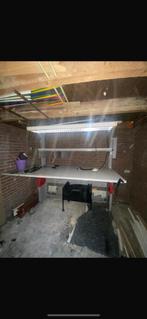 Furnitec systems industriele verstelbare werkbank met licht, Ophalen, Zo goed als nieuw, 170 cm of meer