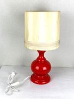 Rode vintage keramische lamp, Overige materialen, Gebruikt, 50 tot 75 cm, Ophalen