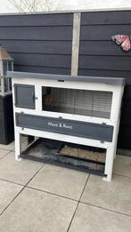 Konijnenhok met nachtverblijf, Ophalen of Verzenden, 90 cm of meer, Konijn, Hok