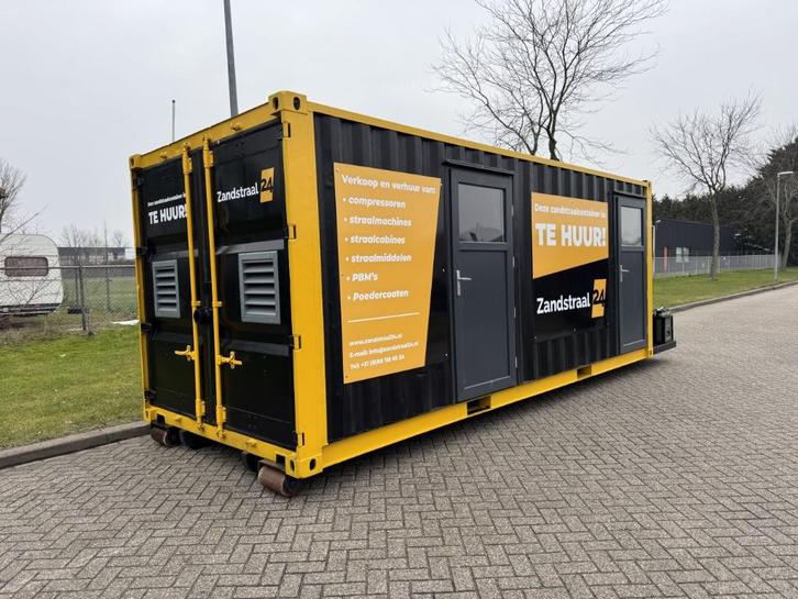 Straalcabine op locatie huren | straalcontainer, Doe-het-zelf en Verbouw, Reinigingsmachines, Gebruikt, Overige typen, Ophalen of Verzenden