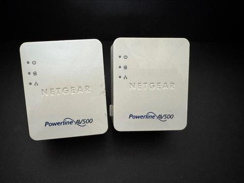 Netgear Powerline AV500 set – internet via stopcontact, Computers en Software, Powerlines, Zo goed als nieuw, Ophalen of Verzenden