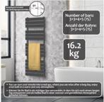 Handdoekradiator badkamerradiator 1500 x 450 GRATIS BEZORGD!, Verzenden, Nieuw, Wit, Handdoekenrek