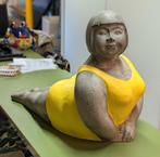 Dikke Dame in badpak, Antiek en Kunst, Ophalen of Verzenden