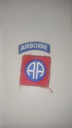 Original 82AB patch white back, Verzamelen, Militaria | Tweede Wereldoorlog, Ophalen of Verzenden, Nederland, Embleem of Badge