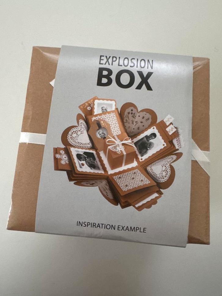 Explosion Box Knutselset - Nieuw!, Hobby en Vrije tijd, Knutselen, Nieuw, Materiaal, Ophalen of Verzenden