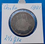 Aruba 2½ Florin 1991a - Beatrix UNC, Postzegels en Munten, Munten | Nederland, Verzenden, Koningin Beatrix, 2½ gulden, Losse munt