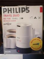 Philips travel duo HD7128 waterkoker, Ophalen of Verzenden, Zo goed als nieuw