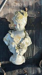 Brocante betonnen borststuk vrouw Ongeveer 70 cm, Tuin en Terras, Tuinbeelden, Ophalen of Verzenden, Gebruikt