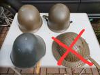 Verschillende militaire helmen/3 leger helmen, Ophalen of Verzenden, Landmacht, Nederland, Helm of Baret