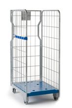 Sterke (500kg) Rolcontainer met REM !  € 70 (€460) verzinkt, 100 liter of meer, Ophalen, Zo goed als nieuw, Transportkar