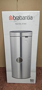 Brabantia Touch Bin Prullenbak  30 liter Platinum met deukje, Huis en Inrichting, Woonaccessoires | Prullenbakken, Ophalen, 50 tot 75 cm