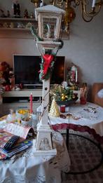 Kerst lantaarn met verlichting op batterijen 80cmhoog, Huis en Inrichting, Woonaccessoires | Etagères, Ophalen of Verzenden, Zo goed als nieuw