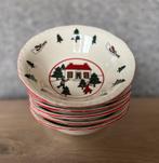 Mason’s Christmas Village, 3 papschaaltjes, Diversen, Kerst, Ophalen of Verzenden, Zo goed als nieuw