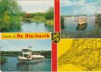 DE BIESBOSCH Landschap Rondvaartboot Landkaart Groeten, Ongelopen, Noord-Brabant, Verzenden, 1980 tot heden