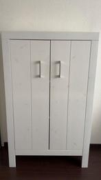 Witte houten kast, Huis en Inrichting, Kasten | Kledingkasten, Ophalen, 100 tot 150 cm, 50 tot 100 cm, 25 tot 50 cm