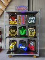 Superstoere neon ledsign lamp vintage metalen jerrycan uniek, Ophalen of Verzenden, Nieuw, Stoer vintage retro uniek apart neon