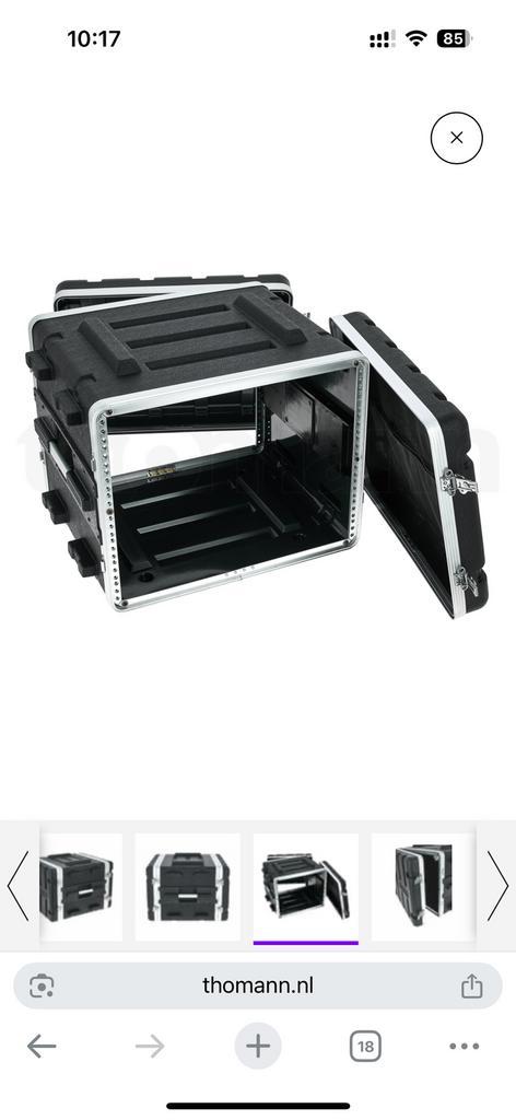 2x 8HE en 2x 6HE Thomann Rack Case, Muziek en Instrumenten, Behuizingen en Koffers, Nieuw, Overige instrumenten, Ophalen of Verzenden