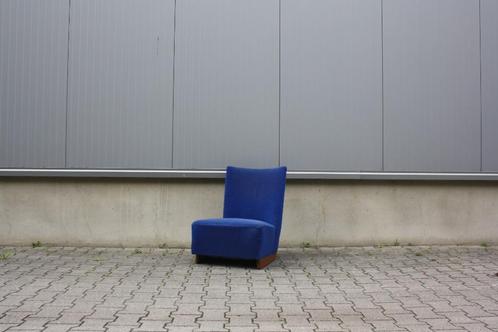 Lounge Chair Willem Penaat voor Metz & Co, Huis en Inrichting, Fauteuils, Gebruikt, Hout, Stof, Ophalen