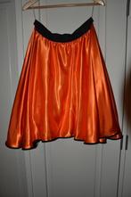 rock en roll rok oranje met sjaal, Kleding | Dames, Rokken, Maat 38/40 (M), Oranje, Ophalen of Verzenden, Zo goed als nieuw