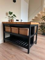 IKEA Keukeneiland/Bar met 2 Barkrukken - Zo Goed Als Nieuw, Huis en Inrichting, 100 tot 150 cm, 75 cm of meer, Ophalen of Verzenden