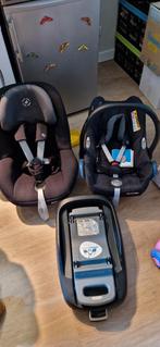 MaxiCosi Cabriofix + Pearl met Family Fix, Autogordel of Isofix, Gebruikt, 0 t/m 18 kg, Slaapstand