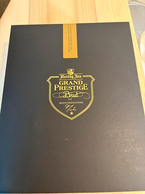 Hertog Jan Grand Prestige Brut – Nieuw in verpakking, Verzamelen, Biermerken, Nieuw, Flesje(s), Hertog Jan, Ophalen of Verzenden