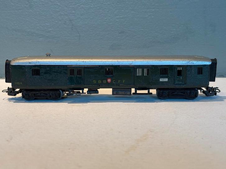 Märklin 348/4 (4017) bagagerijtuig van de SBB CFF, Hobby en Vrije tijd, Modeltreinen | H0, Gebruikt, Wagon, Wisselstroom, Märklin