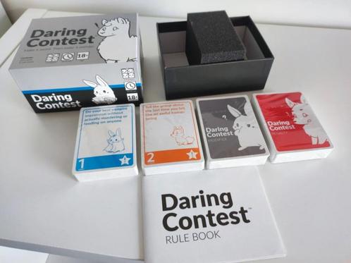Daring contest (boardgame, card game, bordspel), Hobby en Vrije tijd, Gezelschapsspellen | Bordspellen, Nieuw, Drie of vier spelers