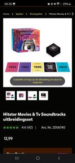 Hitster movies en tv soundtracks, Hobby en Vrije tijd, Gezelschapsspellen | Bordspellen, Vijf spelers of meer, Ophalen of Verzenden