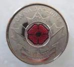 Canada - 2004 Coloured Poppy 25-cent - Circulated**, Postzegels en Munten, Munten | Amerika, Losse munt, Verzenden, Noord-Amerika