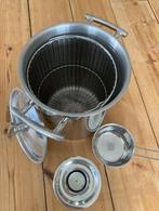 Aspergepan met sausschaaltje, Huis en Inrichting, Ophalen, Zo goed als nieuw, Rvs, Overige typen