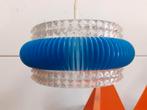 jaren 70 design kunststof hanglamp 32 cm space age retro, Gebruikt, ?, Glas, Minder dan 50 cm