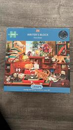 Writer’s Block gibsons puzzel 1000stuks, Ophalen of Verzenden, 500 t/m 1500 stukjes, Zo goed als nieuw