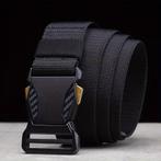 Tactical Belt "WINGS" m/snelsluiting (1-click releasesystem), Kleding | Heren, Riemen en Ceinturen, Verzenden, Nieuw, Zwart, 115 cm of meer