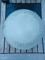 Plafonnière in Griekse Stijl, Huis en Inrichting, Ophalen of Verzenden, Gebruikt, Glas, Griekse stijl