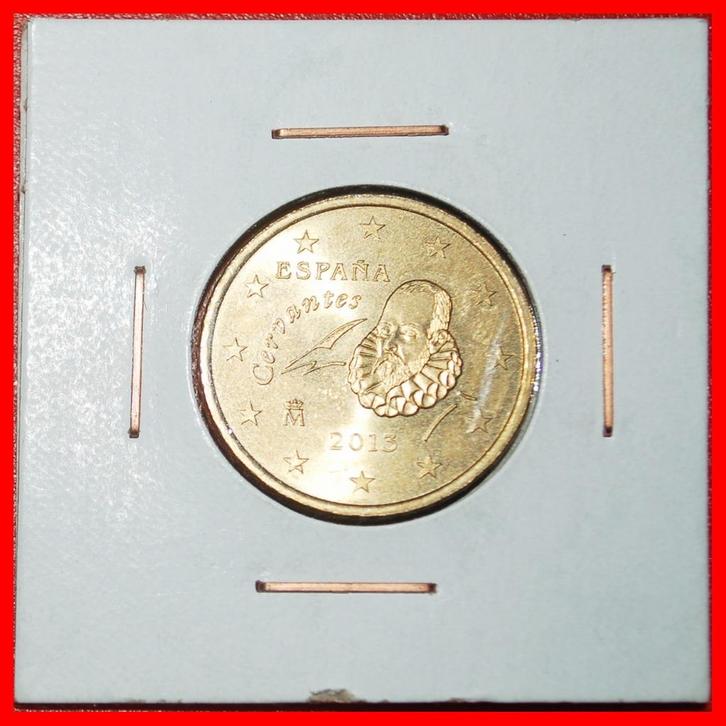 Ⰶ NORDIC GOLD (2010-2025): SPAIN 50 EURO CENTS 2013 DIE II1, Postzegels en Munten, Munten | Europa | Euromunten, Losse munt, 50 cent